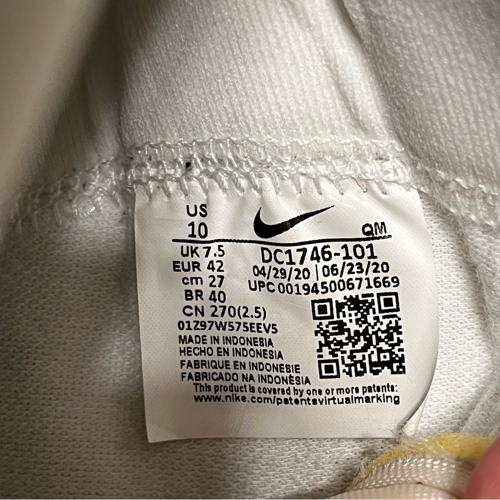 Nike Blazer Mid ‘77 ‘Infinite White’ High-Top Sneakers - Picture 12 of 12